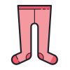 جوراب شلواری و ساق نوزادی دخترانه SOCKS CLOTHING BABY GIRLS