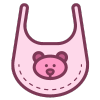 پیشبند نوزادی دخترانه BIBS ACCESSORIES BABY GIRLS