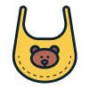 پیشبند نوزادی پسرانه BIBS ACCESSORIES BABY BOYS