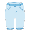 شلوار جین نوزادی پسرانه JEANS CLOTHING BABY BOYS